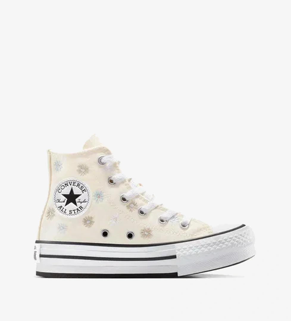 Converse Converse Chuck Taylor All Star Platform Florals Çocuk Krem Sneaker model görseli
