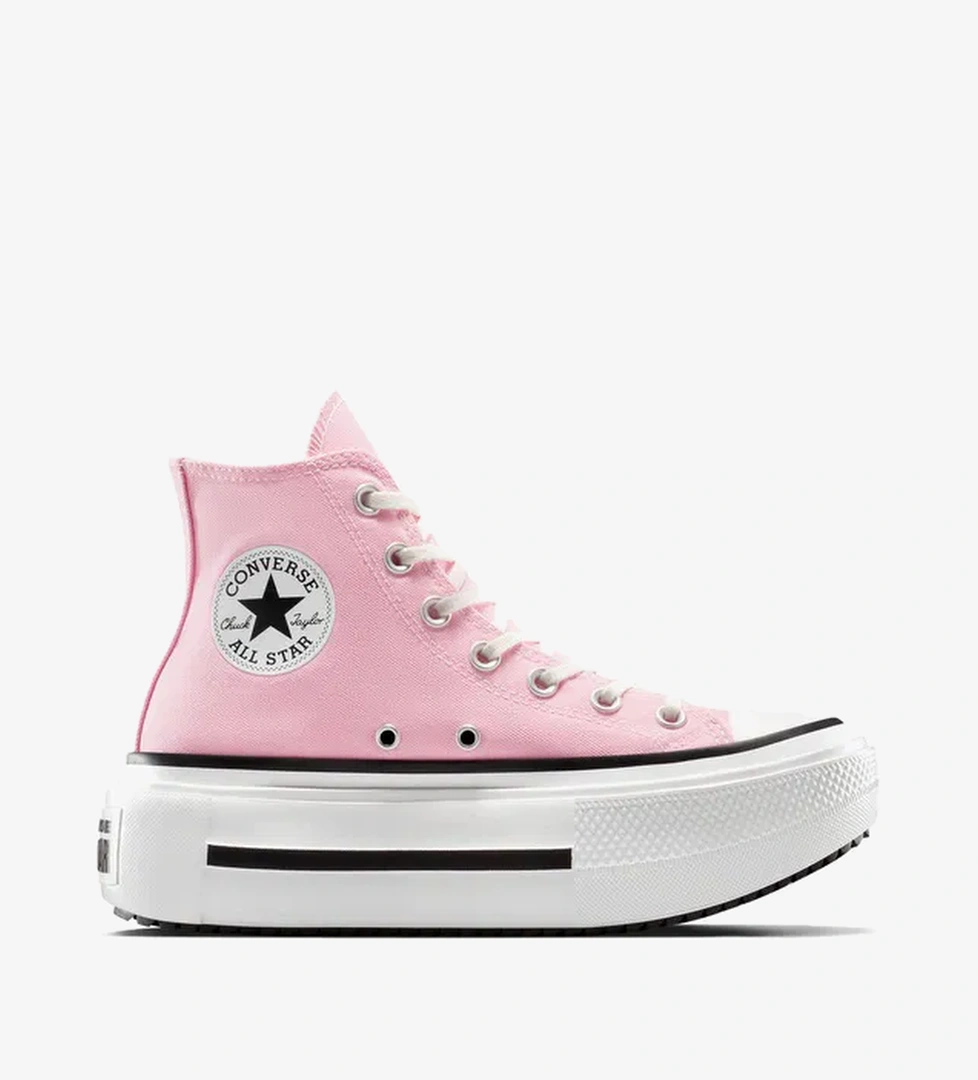 Converse Chuck Taylor All Star Lift Double Stack Unisex Pembe Sneaker - Görsel 1
