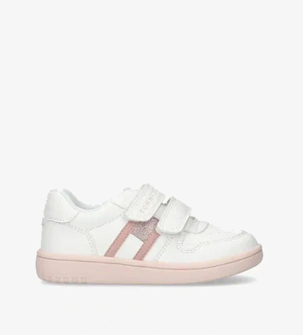 Tommy Hilfiger Tommy Hilfiger Flag Velcro Bebek Pembe Spor Ayakkabı model görseli