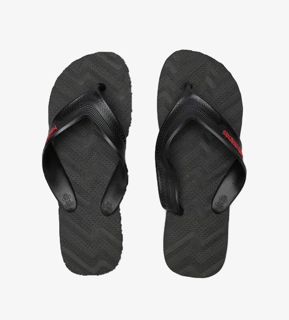 Havaianas Track Waves Unisex Siyah Terlik - Görsel 1