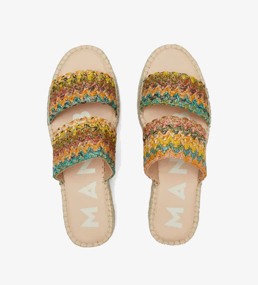 Manebi Kadın Renkli Terlik - Görsel 1