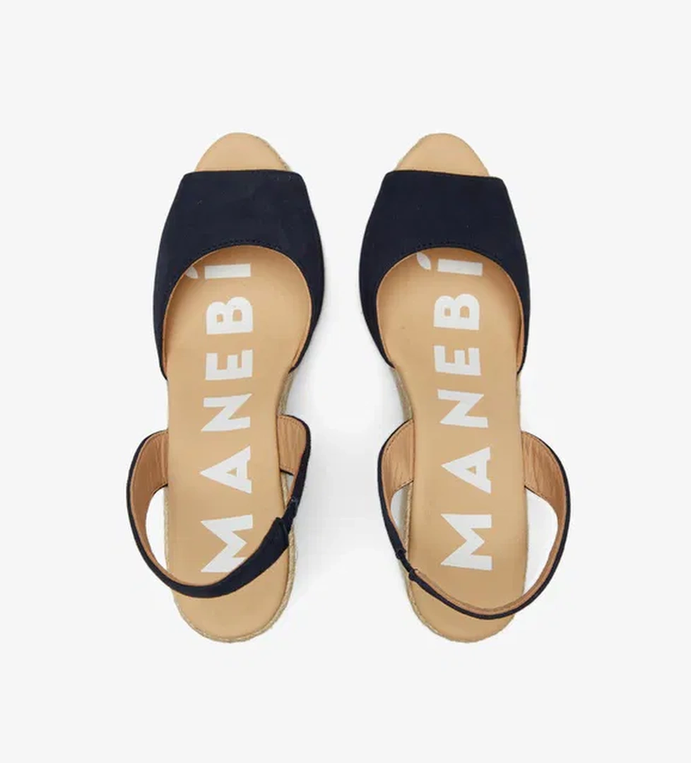 Manebi Kadın Lacivert Topuklu Ayakkabı - Görsel 1