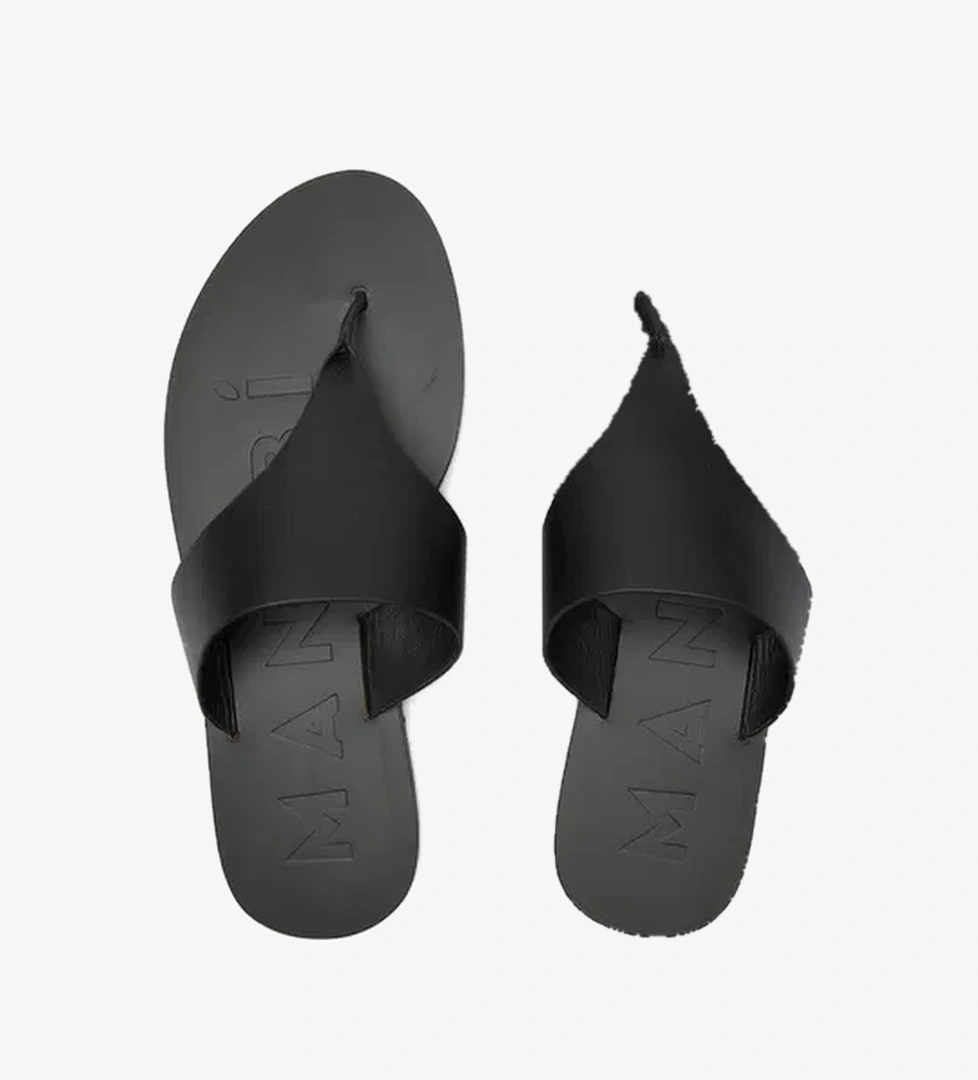 Manebi Kadın Siyah Terlik - Görsel 1