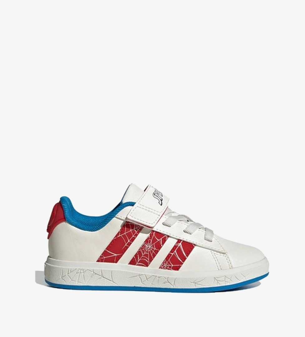 adidas Grand Court Spider-Man El K Çocuk Beyaz Spor Ayakkabı