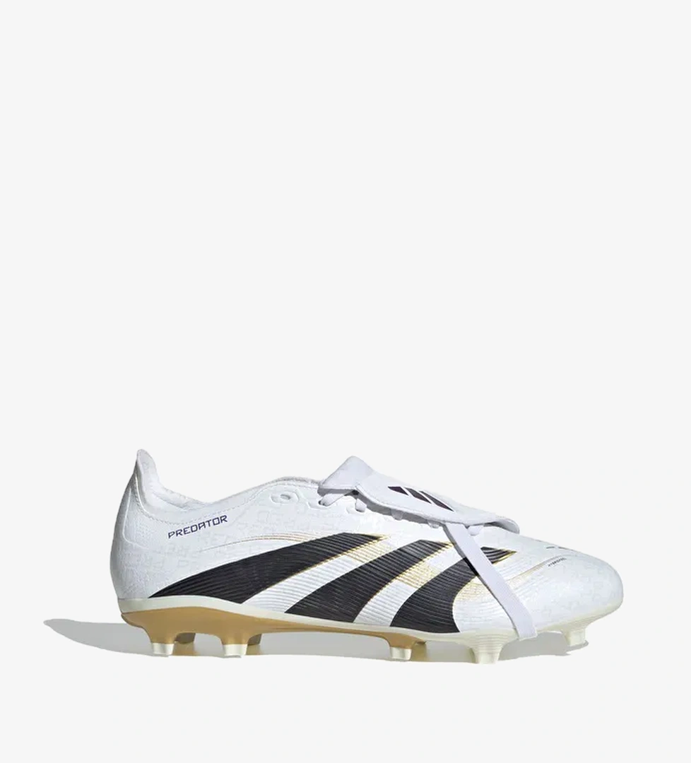 adidas Predator League Fold Over Tongue Firm-Multi Ground Erkek Beyaz Çim Saha Kramponu - Görsel 1