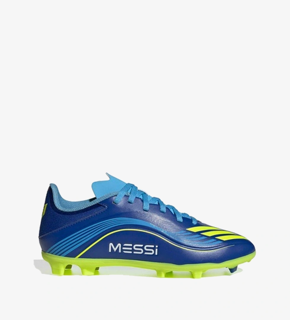 adidas F50 Messi Essential League Fg/Mg Çocuk Mavi Krampon