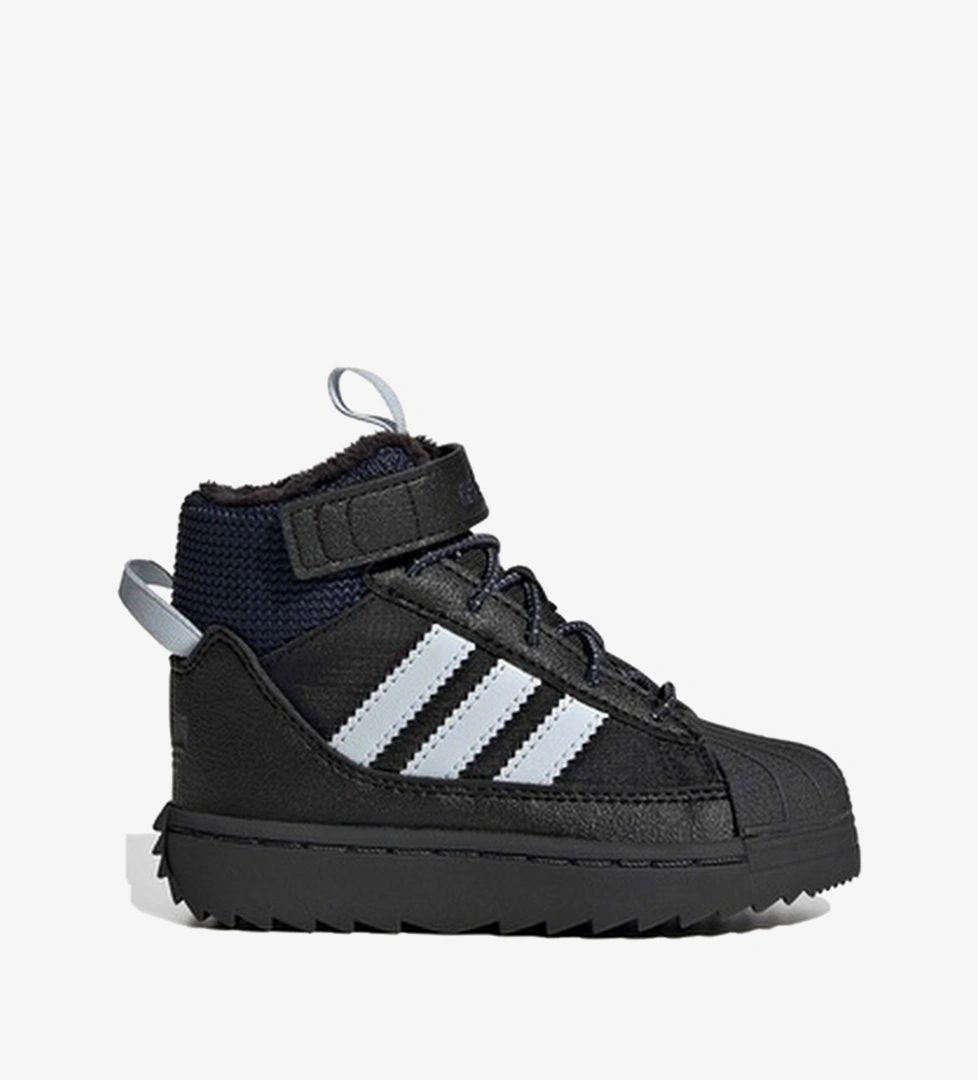 adidas Superstar Winter Trek Bebek Siyah Spor Ayakkabı