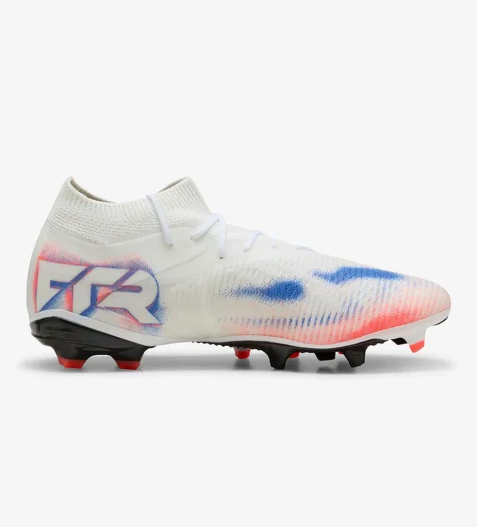 Puma Future 8 Match Fg-Ag Erkek Beyaz Çim Saha Kramponu - Görsel 1