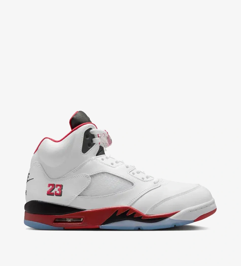 Nike Air Jordan Retro 5 Erkek Beyaz Spor Ayakkabı