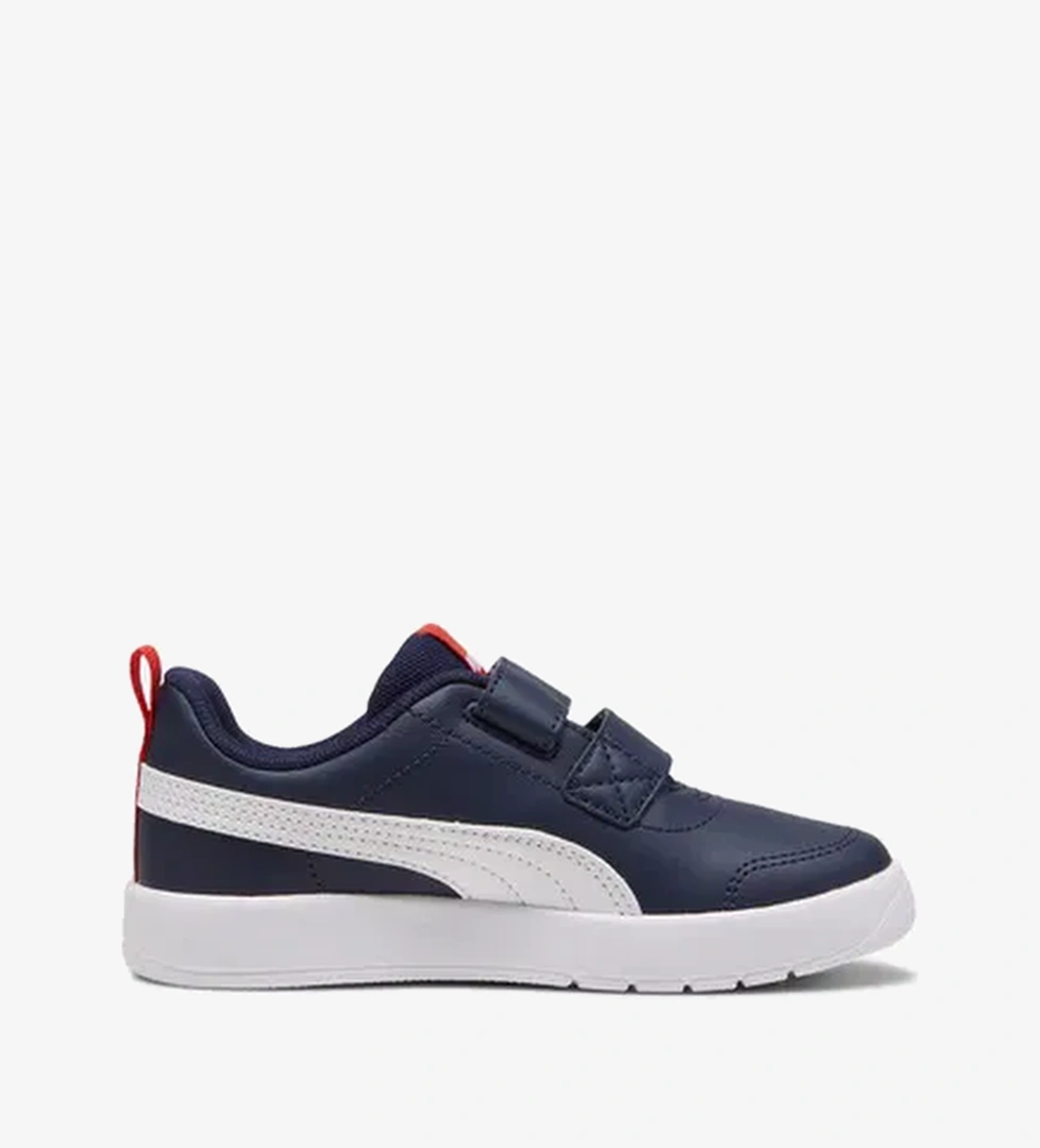 Puma Courtflex V3 V Ps Çocuk Lacivert Spor Ayakkabı - Görsel 1