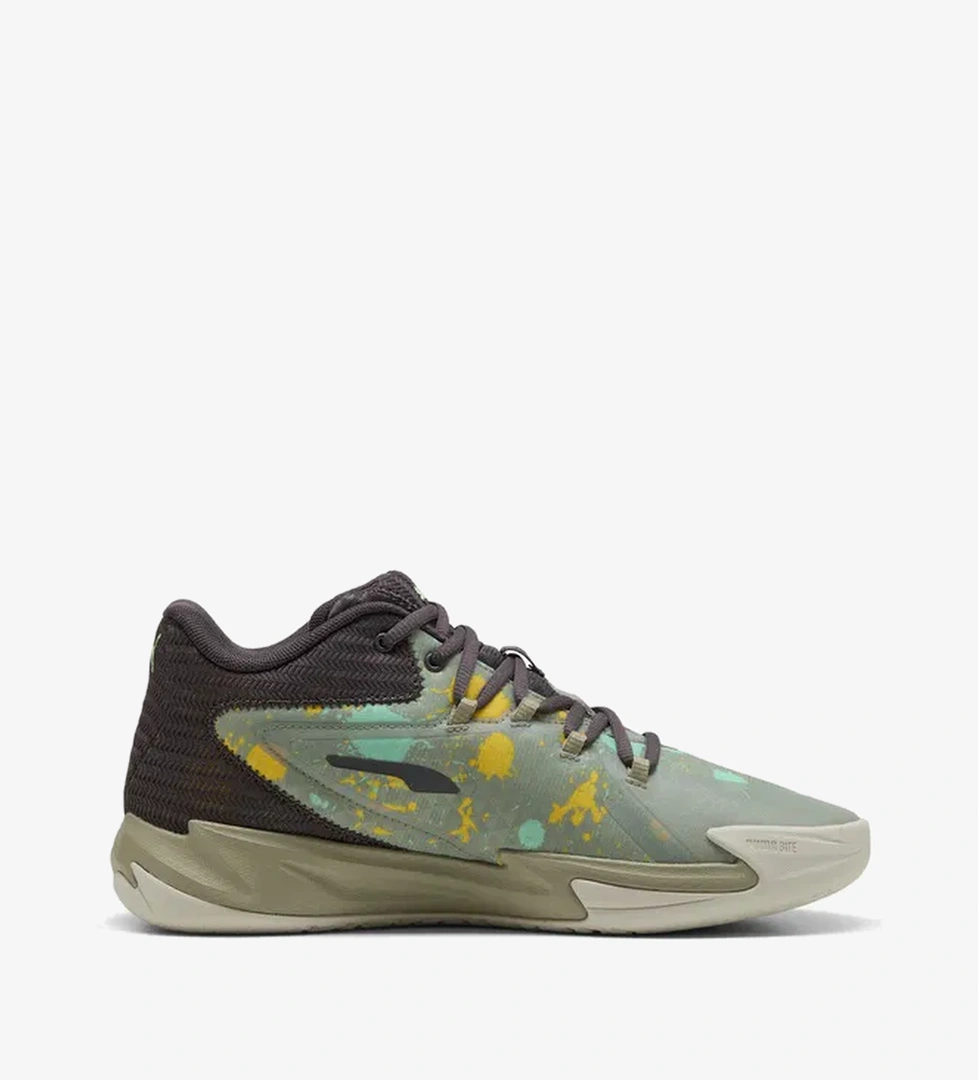 Puma Dagger Points İn The Paint Erkek Kahverengi Basketbol Ayakkabısı - Görsel 1