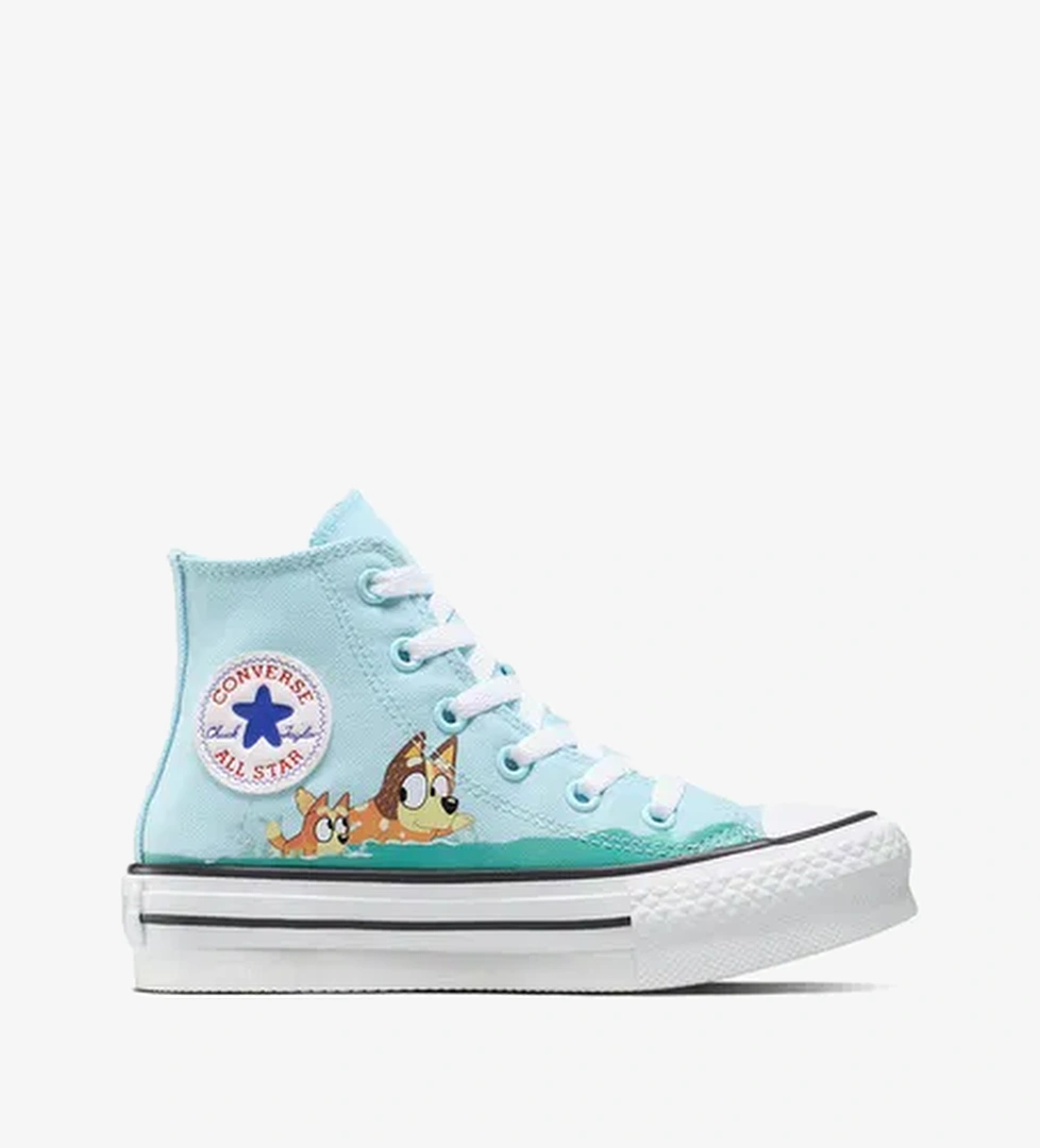 Converse x Bluey Chuck Taylor All Star EVA Lift Genç Mavi Sneaker - Görsel 1