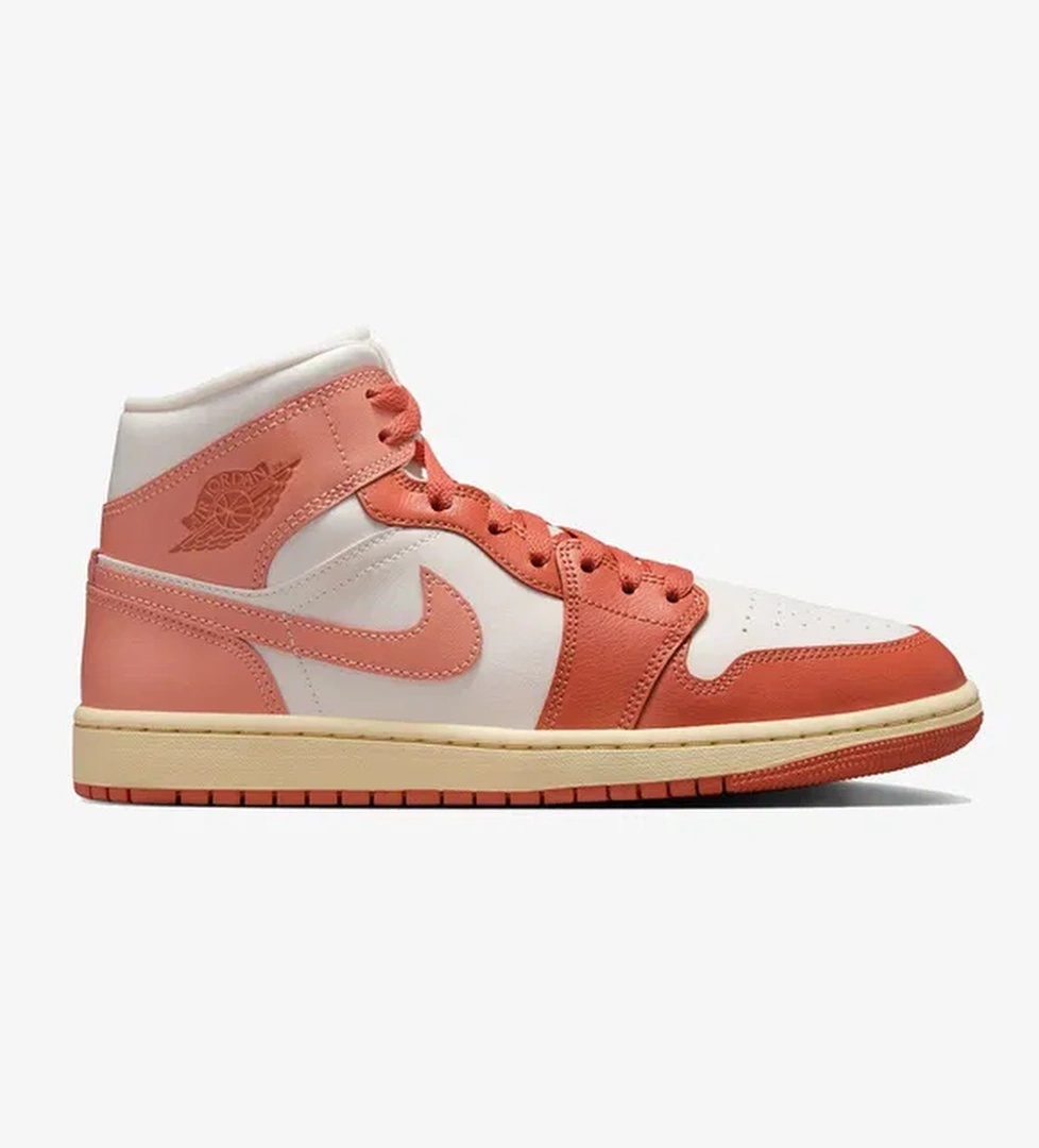 Nike Air Jordan 1 Mid Kadın Pembe Spor Ayakkabı