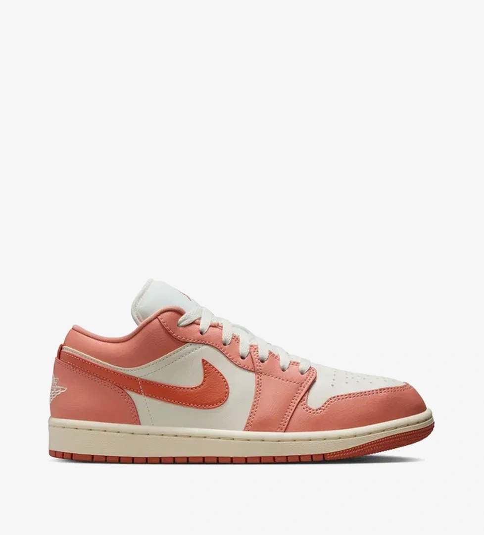 Nike Air Jordan 1 Low Kadın Beyaz/Pembe Spor Ayakkabı