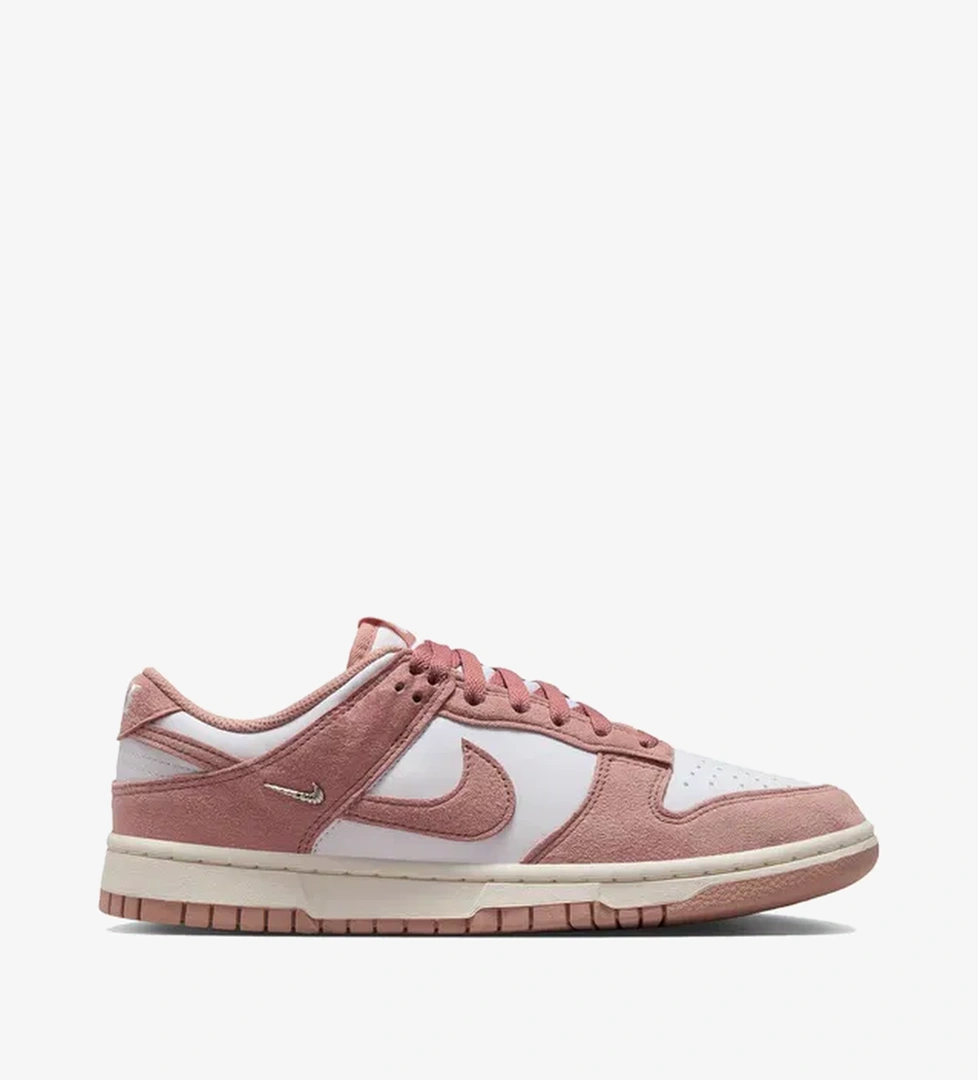 Nike Nike Dunk Low Kadın Beyaz/pembe Spor Ayakkabı model görseli