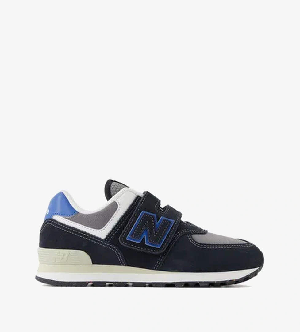 New Balance 574 Lifestyle Çocuk Siyah Spor Ayakkabı - Görsel 1