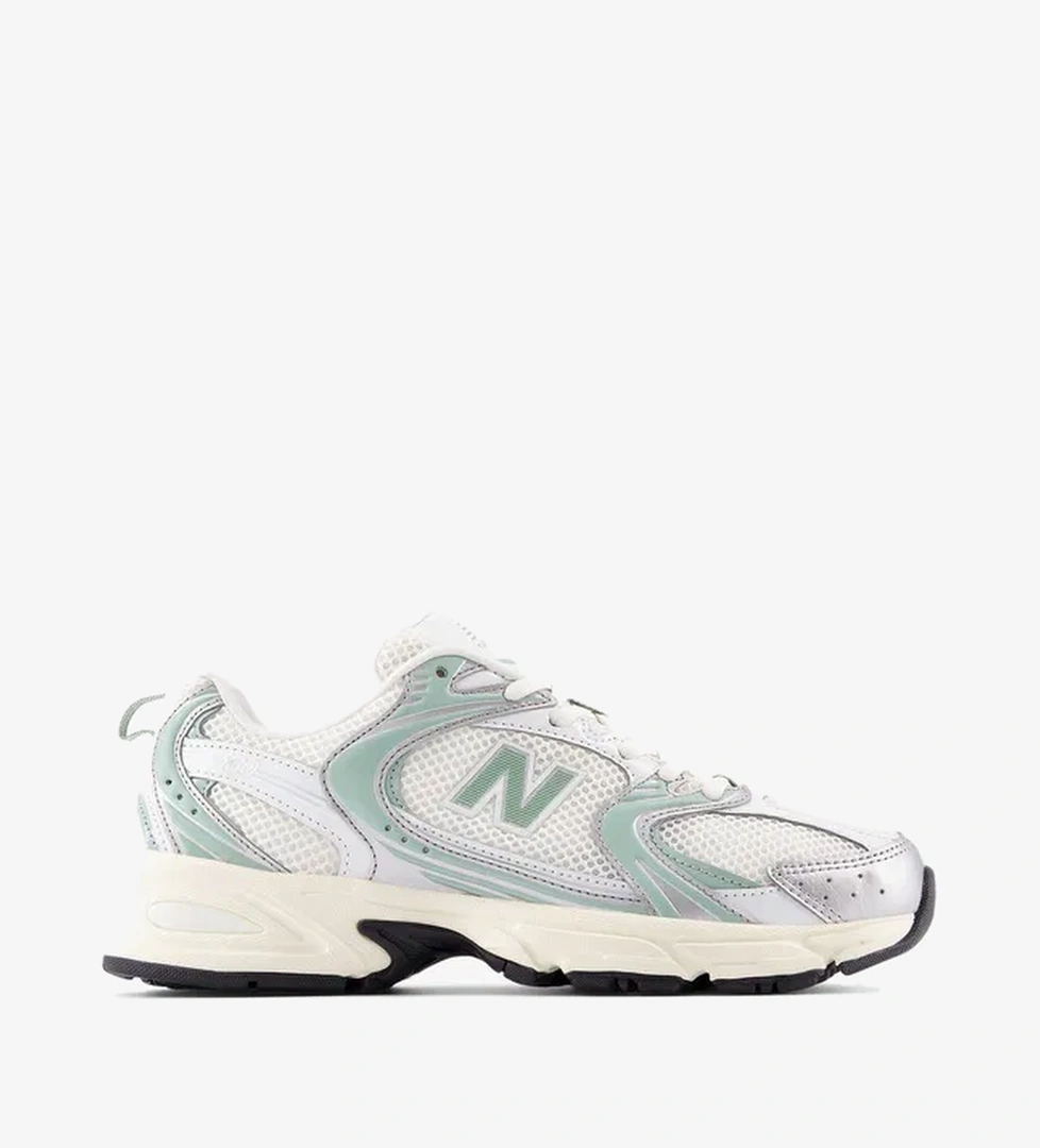 New Balance New Balance Beyaz 530 Lifestyle Kadın Gri/Yeşil Spor Ayakkabı Sneaker | Occasion Beyaz - 1. görsel