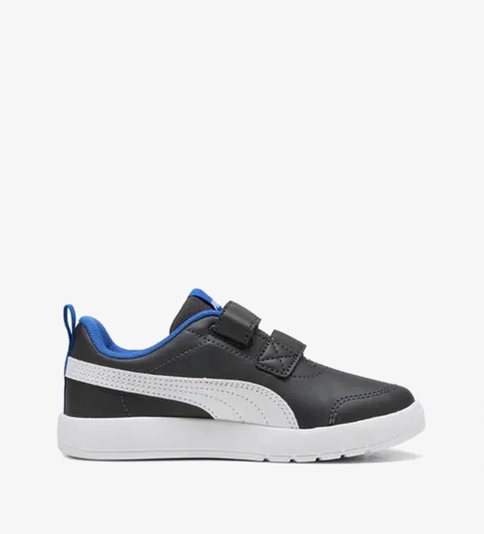 Puma Courtflex V3 Çocuk Gri Spor Ayakkabı