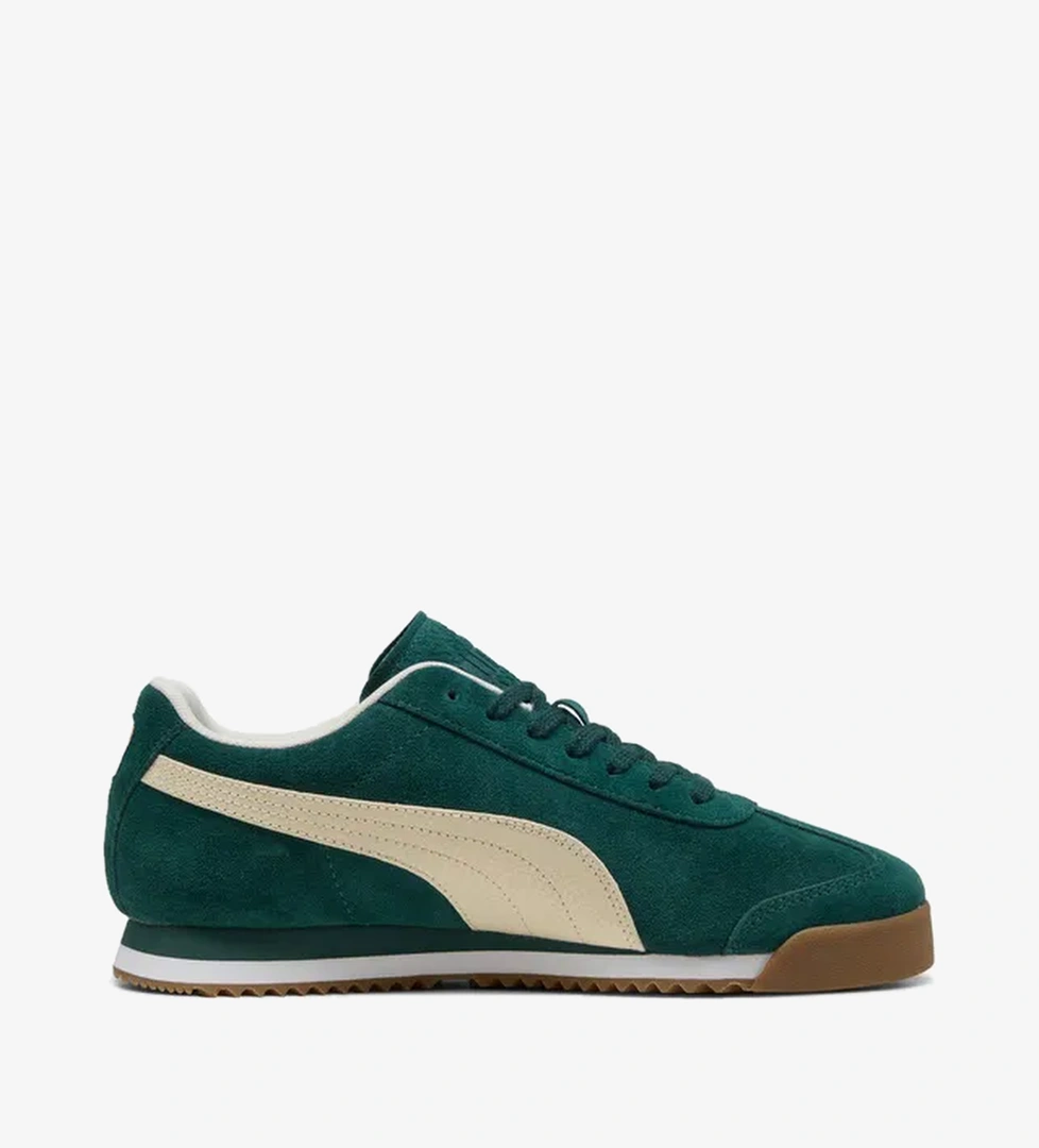 Puma Puma Roma Suede Unisex Yeşil Spor Ayakkabı model görseli