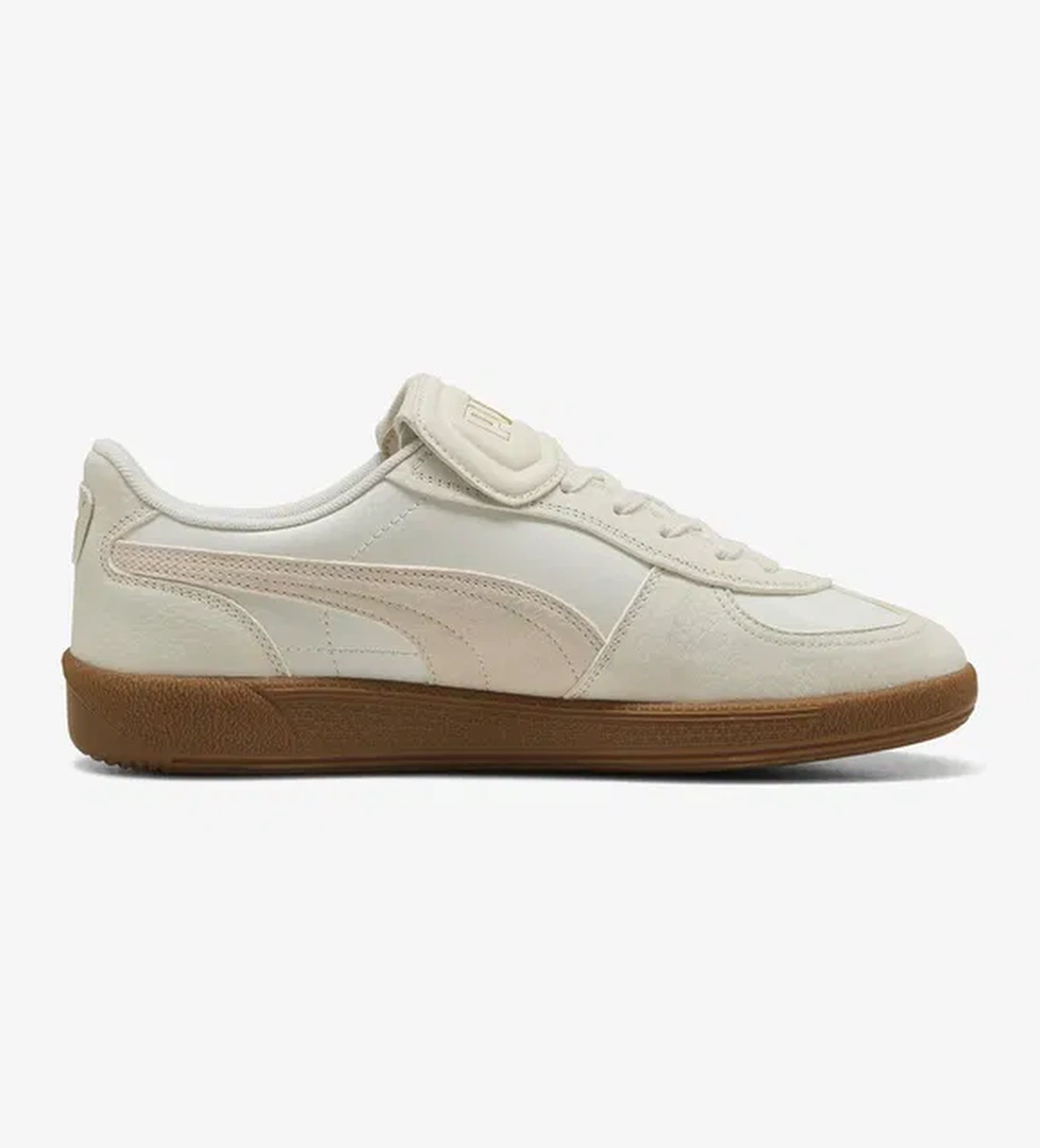 Puma Palermo Premium Unisex Krem Spor Ayakkabı - Görsel 1
