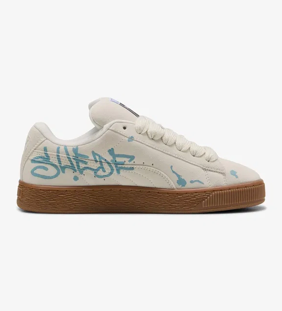 Puma Puma Suede XL Splatters Unisex Gri Spor Ayakkabı Sneaker | Occasion Gri - 1. görsel