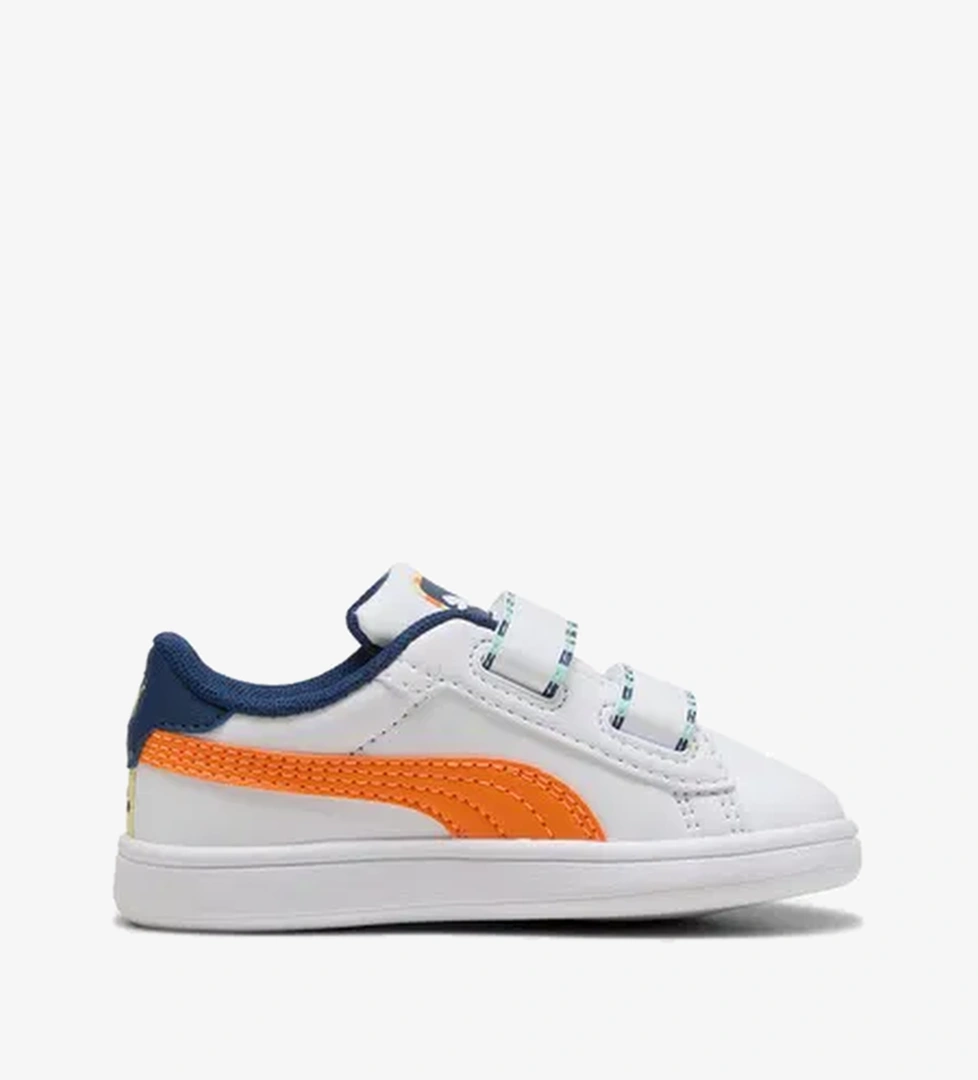 Puma Smash 3.0 Playdate Bebek Beyaz Spor Ayakkabı