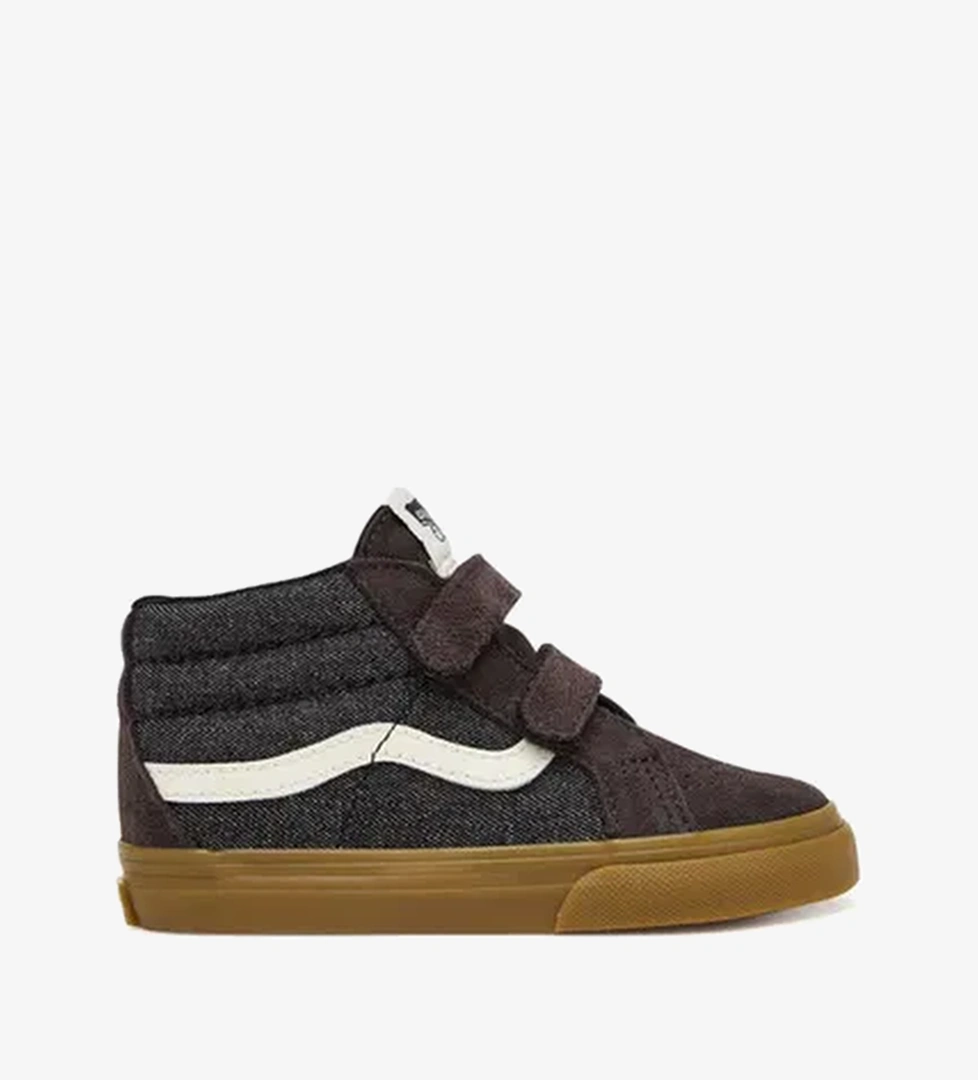 Vans Sk8-Mid Reissue V Çocuk Siyah Spor Ayakkabı