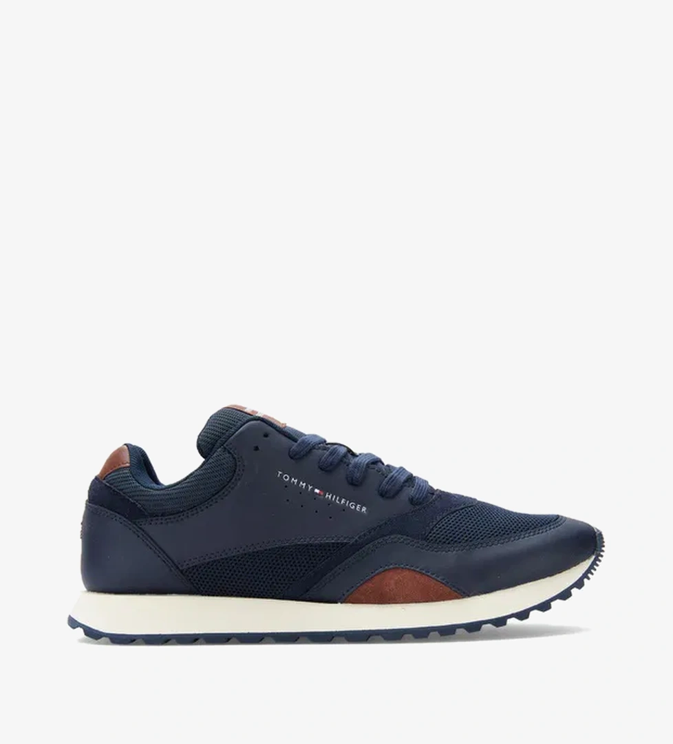 Tommy Hilfiger Tommy Hilfiger New Runner Eva Mix Erkek Lacivert Sneaker | Occasion Lacivert - 1. görsel