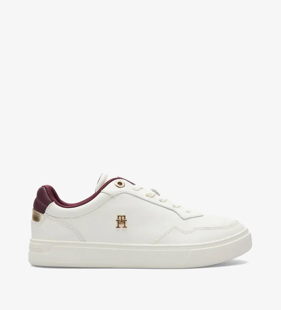 Tommy Hilfiger Tommy Hilfiger Essential Elevated Court Kadın Beyaz Sneaker | Occasion Beyaz - 1. görsel