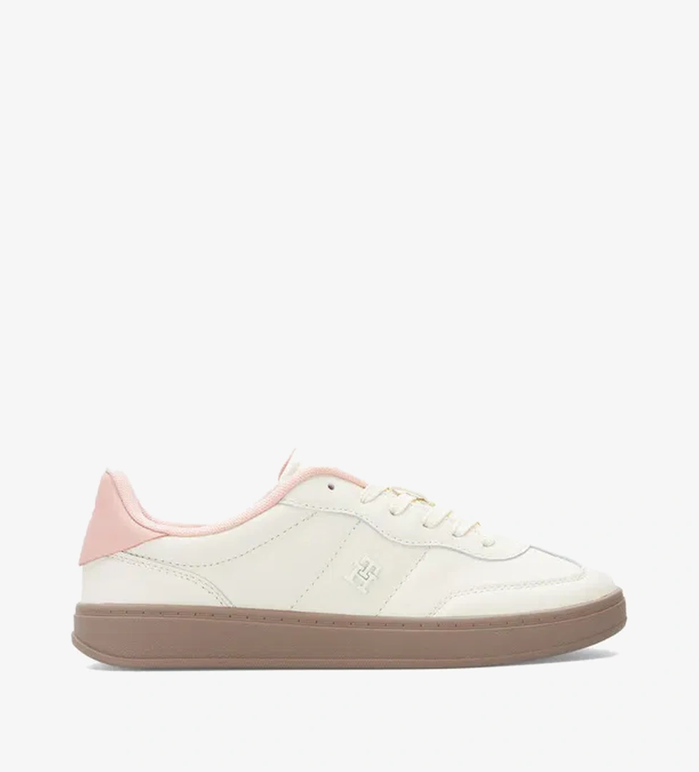 Tommy Hilfiger Tommy Hilfiger Krem Premium Heritage Kadın Pembe Sneaker | Occasion Krem - 1. görsel