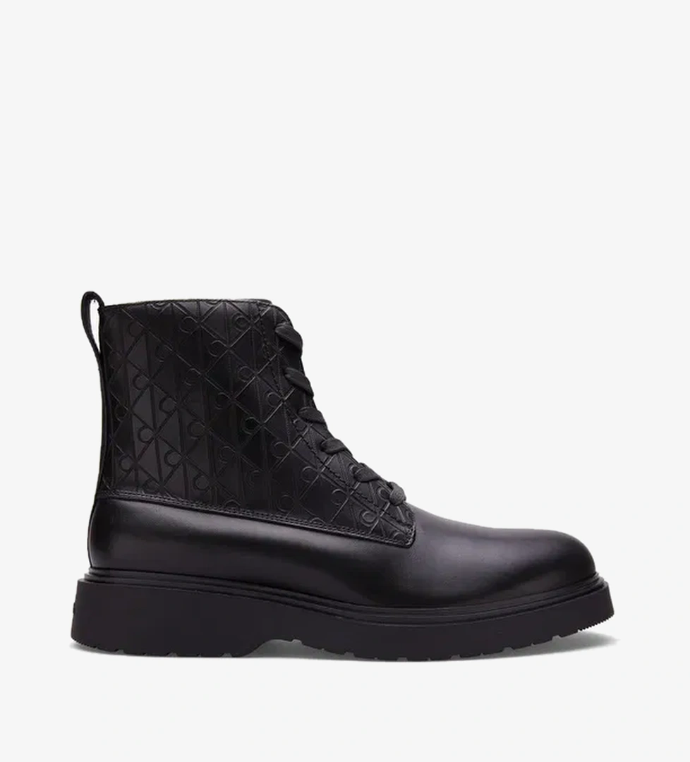 Calvin Klein Calvin Klein Combat Essential Lace Up Zip Erkek Siyah Bot | Occasion Siyah - 1. görsel