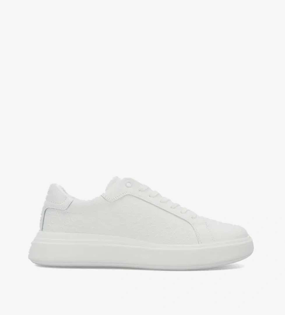 Calvin Klein Calvin Klein Chunky Low Top Lace Up Mono Erkek Beyaz Sneaker | Occasion Beyaz - 1. görsel