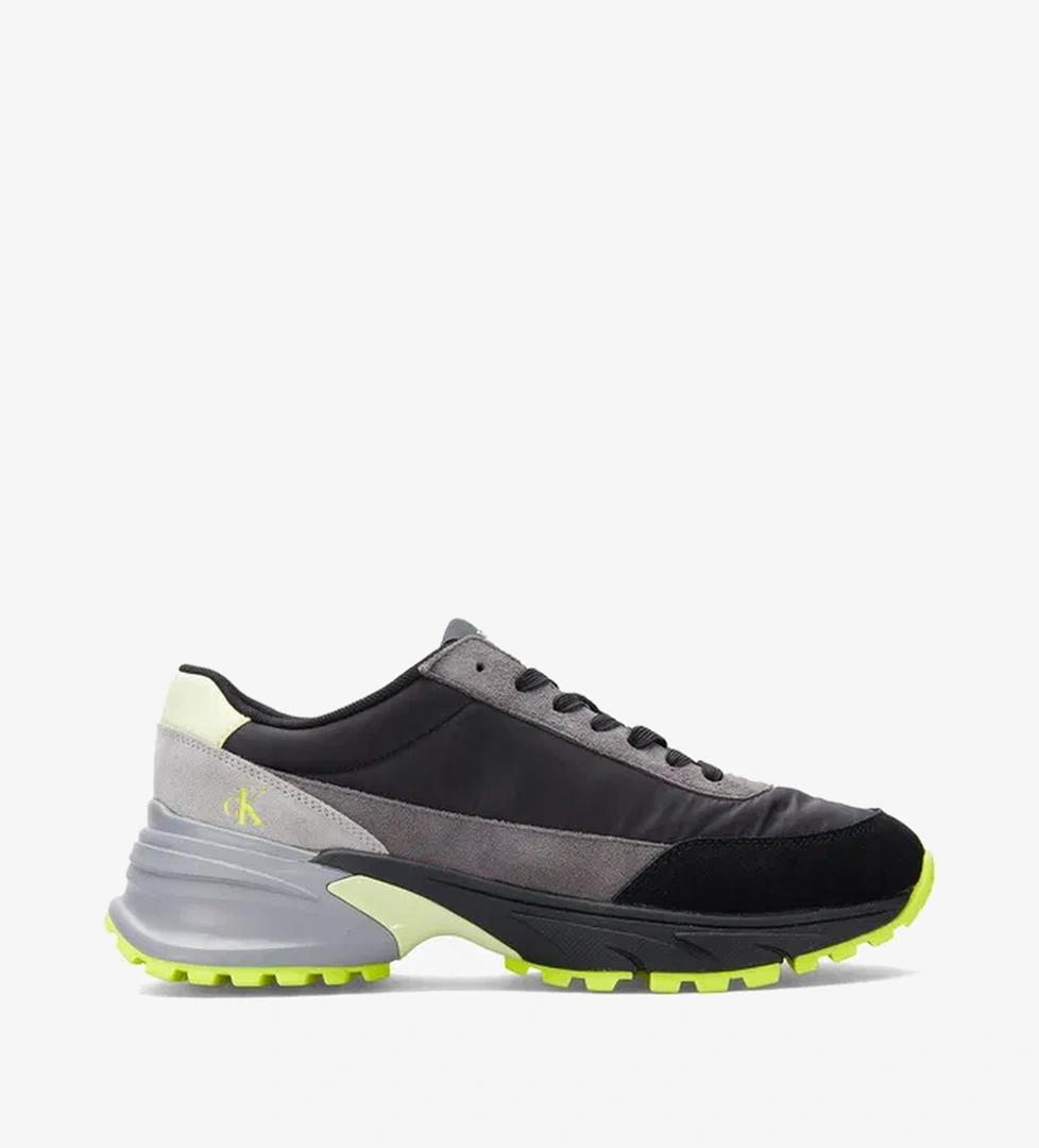 Calvin Klein Hike Runner Casual Erkek Siyah Sneaker - Görsel 1