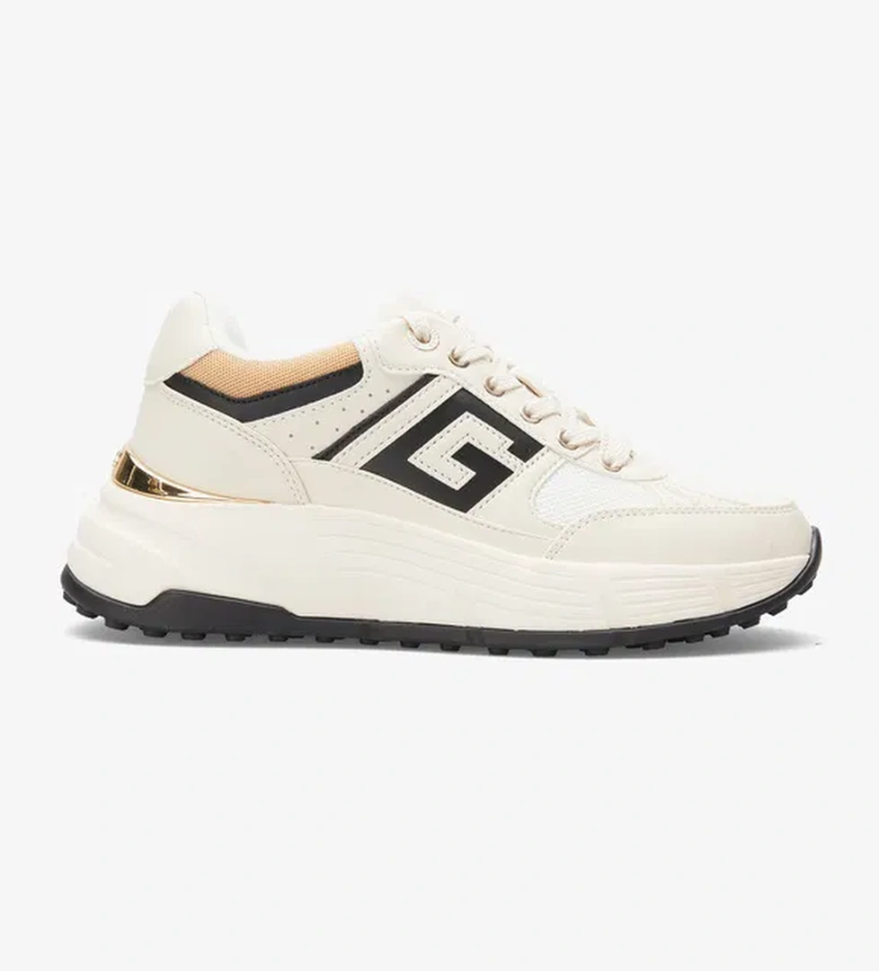 Guess Guess Fonzi Kadın Krem Rengi Sneaker | Occasion Krem - 1. görsel