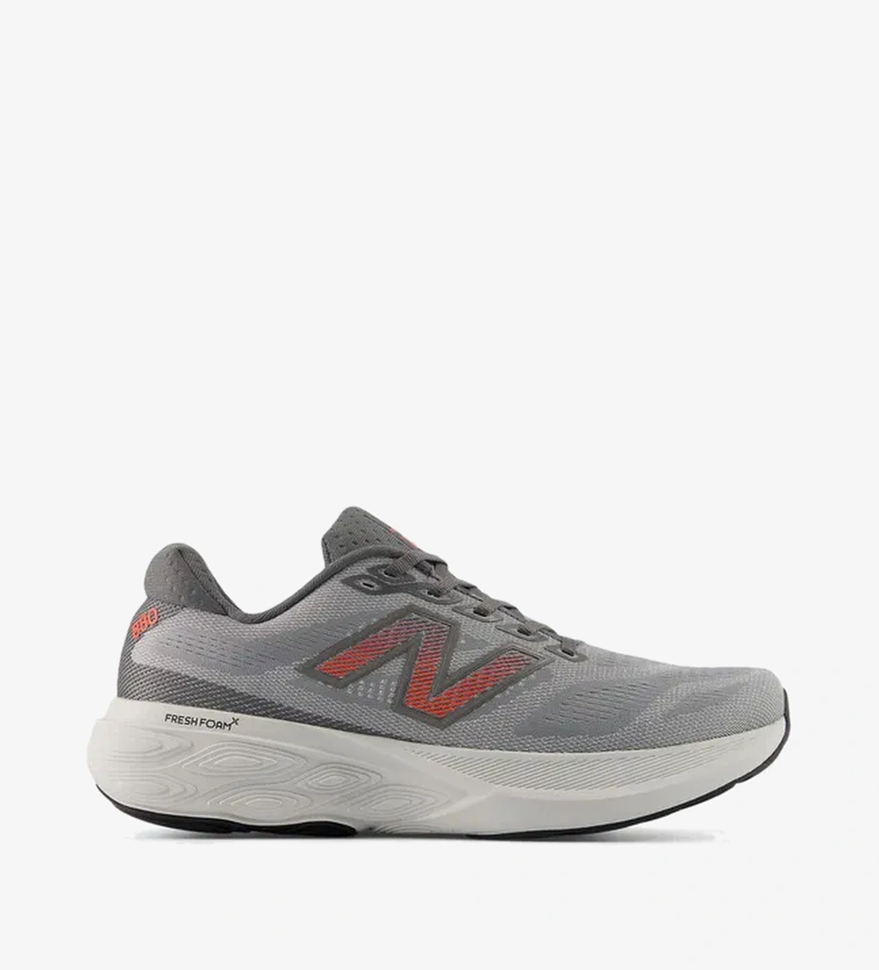 New Balance 880 Erkek Gri Koşu Ayakkabısı - Görsel 1
