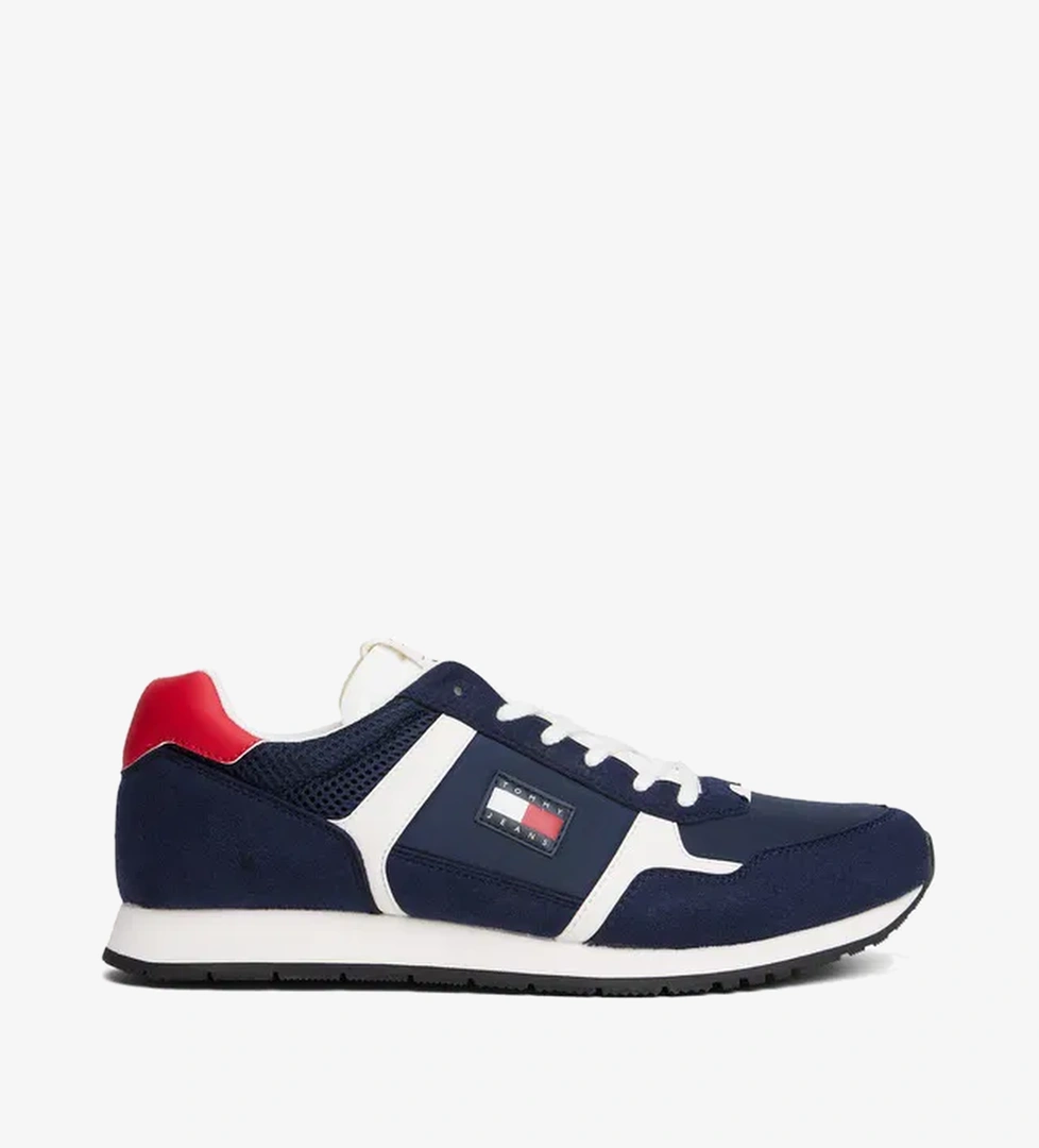 Tommy Hilfiger Tommy Hilfiger Tommy Jeans Runner Casual Erkek Mavi Sneaker | Occasion Mavi - 1. görsel
