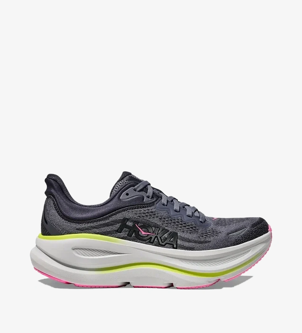 Hoka Bondi 9 Kadın Gri Yol Koşusu Ayakkabısı