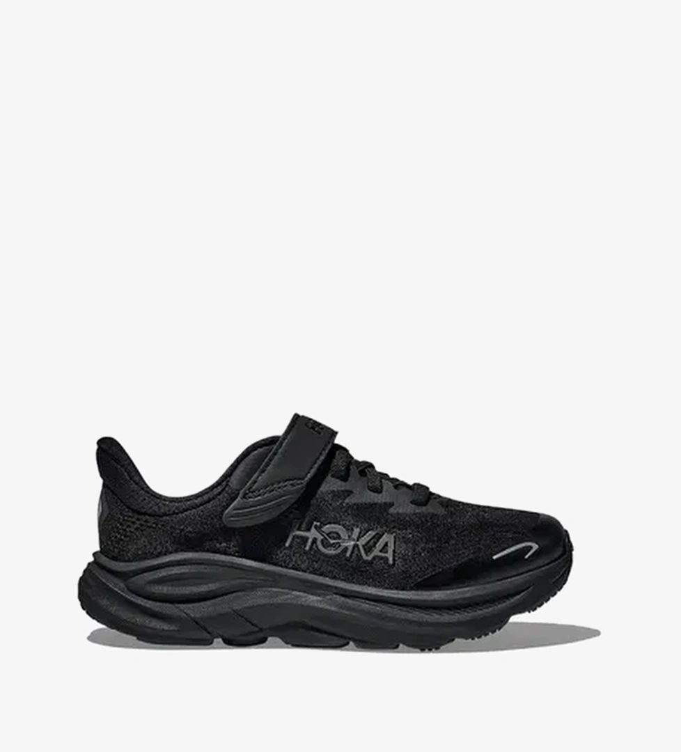 Hoka Hoka Clifton 10 Çocuk Siyah Koşu Ayakkabısı model görseli