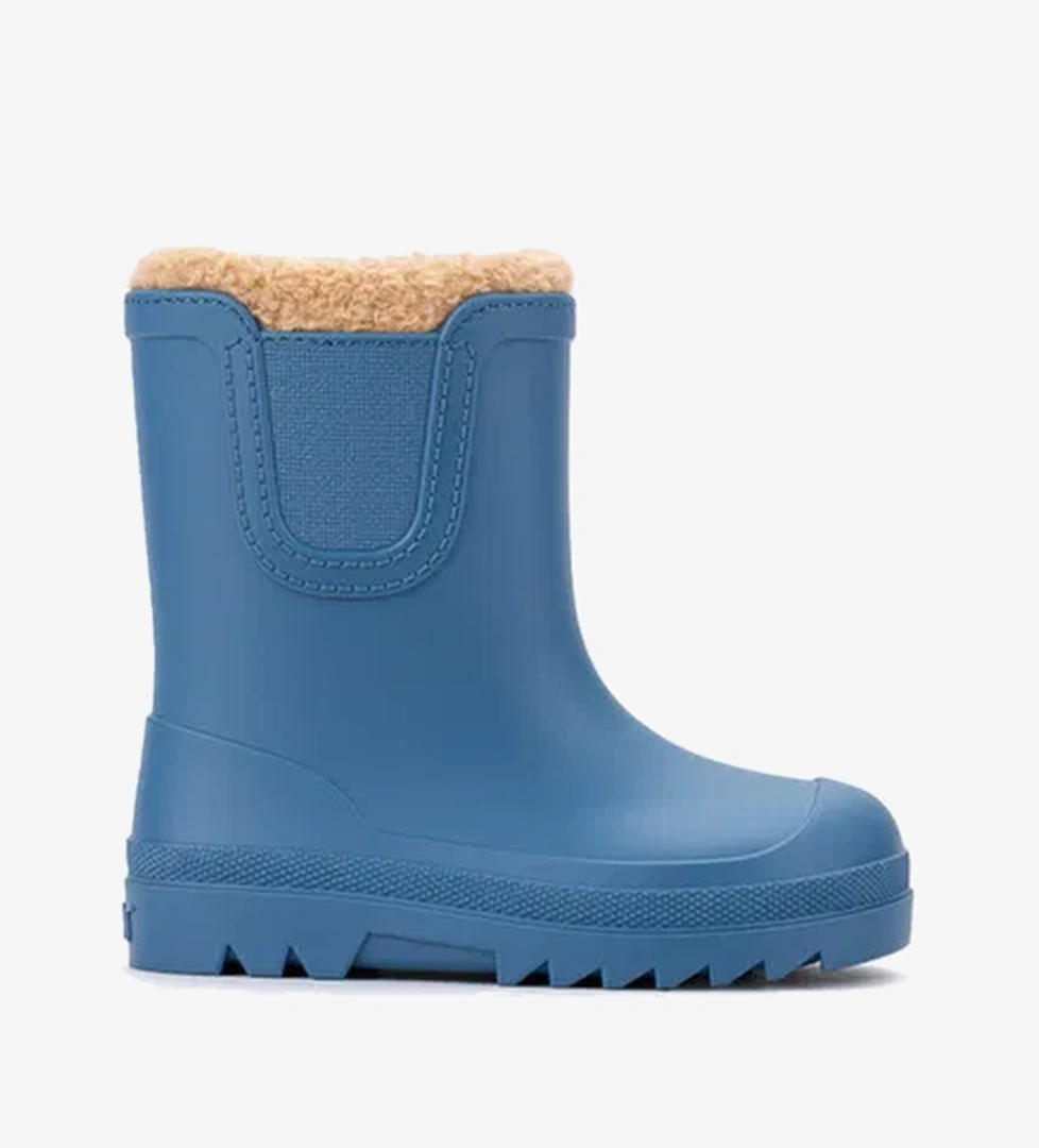 Igor Verona Borreguito Kürklü Bebek Mavi Bot