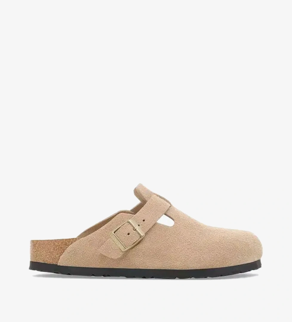 Birkenstock Birkenstock Boston Vl Kadın Bej Terlik Sandalet & Terlik | Occasion Bej - 1. görsel