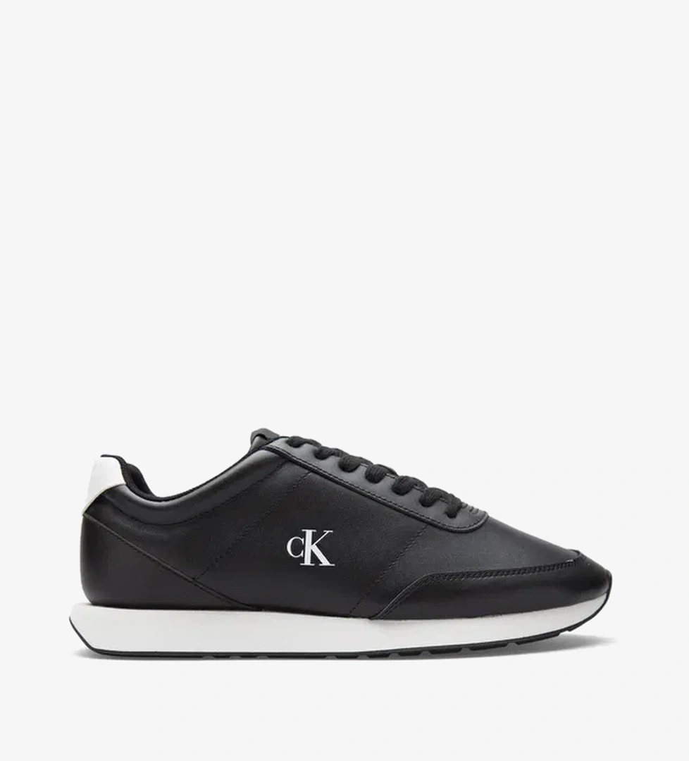 Calvin Klein Retro Runner Erkek Siyah Sneaker - Görsel 1