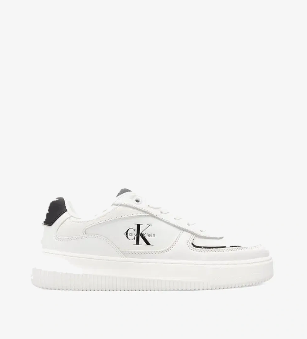 Calvin Klein Chunky Cupsole Low  Kadın Beyaz Sneaker - Görsel 1