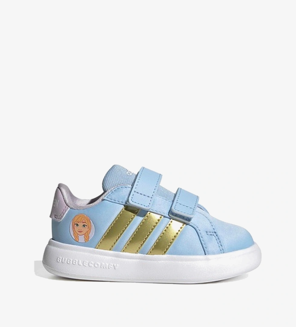 adidas x Disney Grand Court Anna Bebek Mavi Spor Ayakkabı