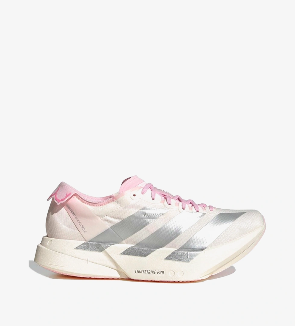 adidas Adizero Adios Pro 4 Kadın Beyaz Koşu Ayakkabısı