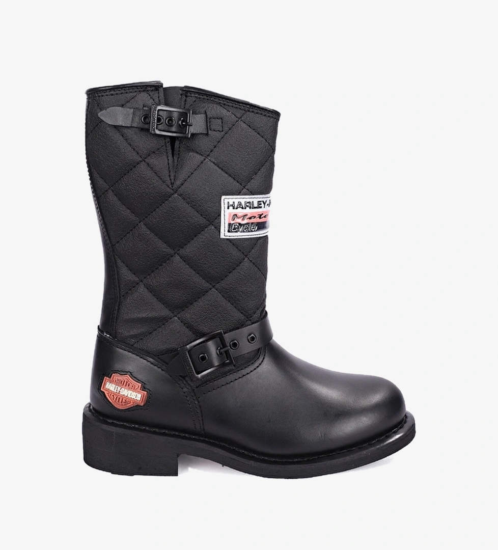 Harley Davidson Siyah Harley Davidson Fermuarsiz Laconia