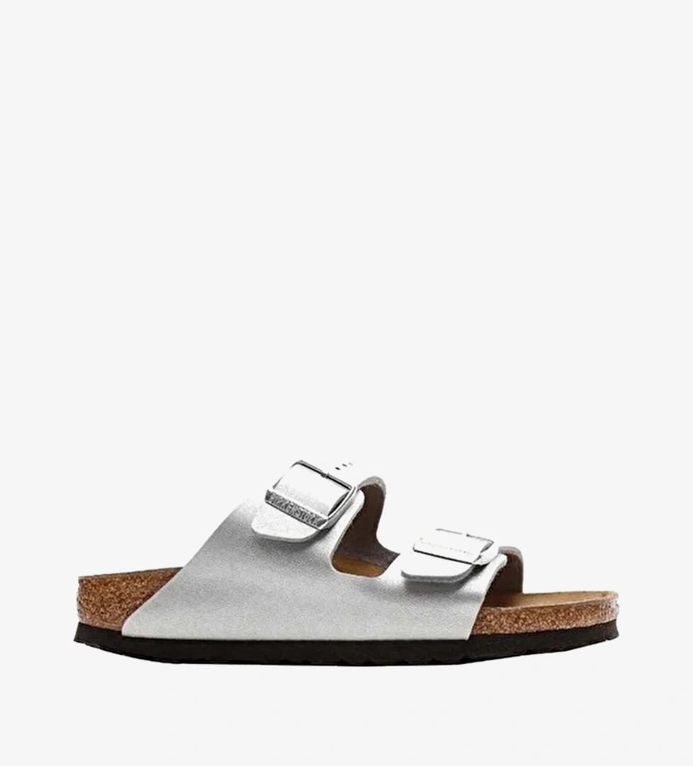 Birkenstock Gümüş Birkenstock Çift Bantli
