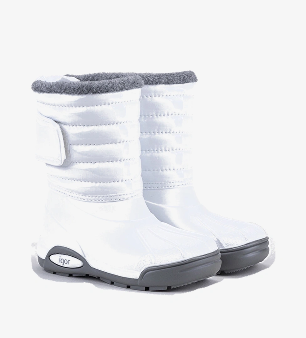 Igor Çocuk Topo Ski Charol Kar Botu W10168 Beyaz