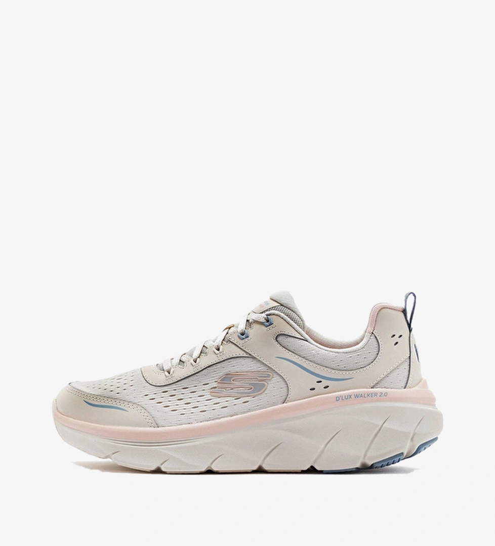 Skechers Kadın D'Lux Walker Ayakkabı 150093 NTMT Ekru