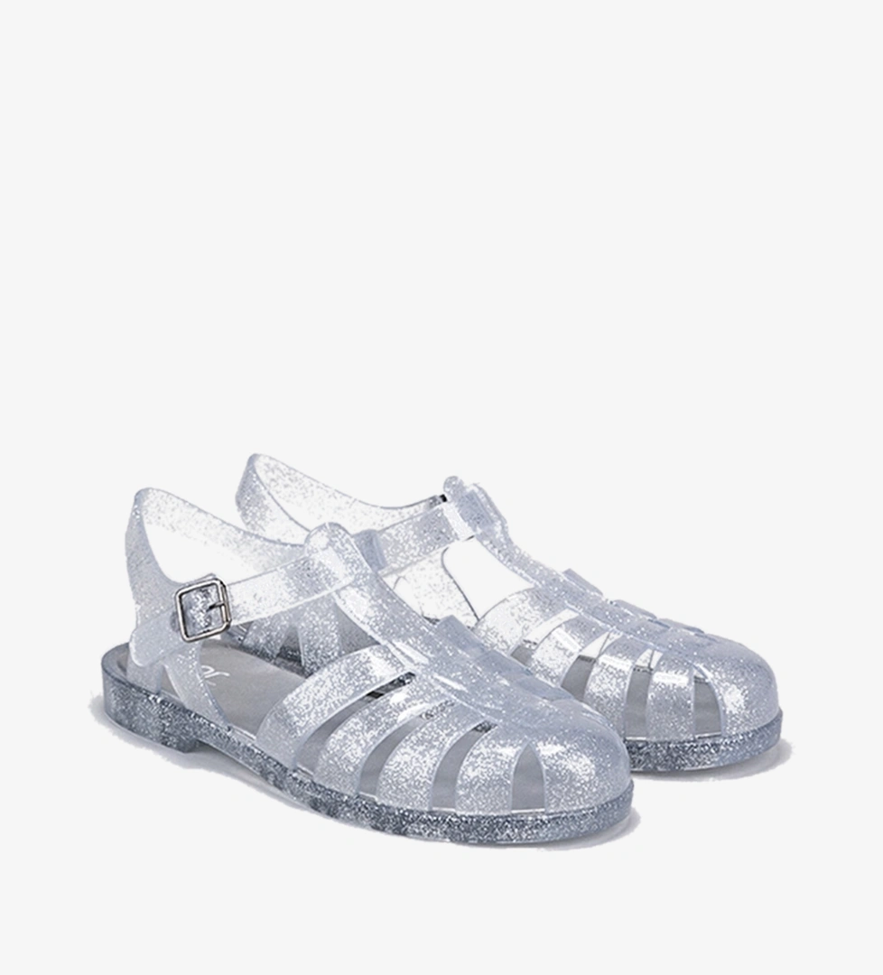 Igor Tokalı Kadın Biarritz Glitter Sandalet S10262 Şeffaf