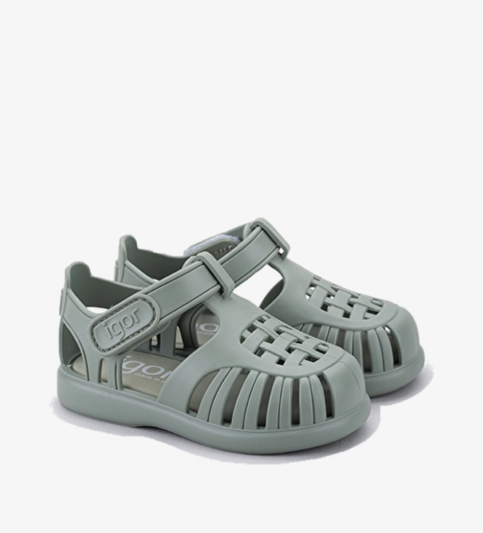 Igor Cırtlı Çocuk Tobby Solid Sandalet S10271 Yeşil